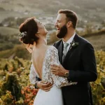 Photo d'un couple de mariés