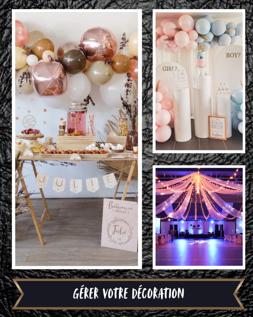 montage décorations évènementielles